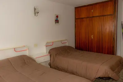 Cama o camas de una habitación en Casa Blascosanz - piso para 6 personas en el pirineo
