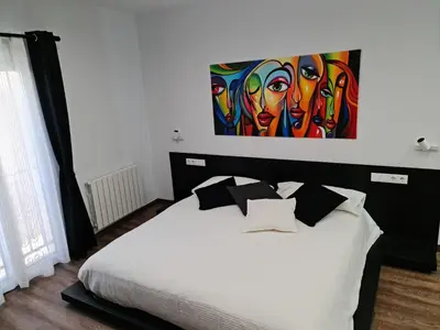 Cama o camas de una habitación en Ca la Núria