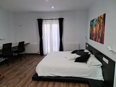 Cama o camas de una habitación en Ca la Núria