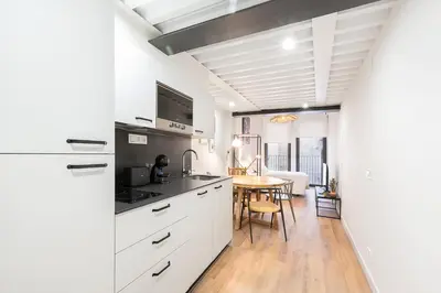Una cocina o zona de cocina en Okako Apartments Tudela