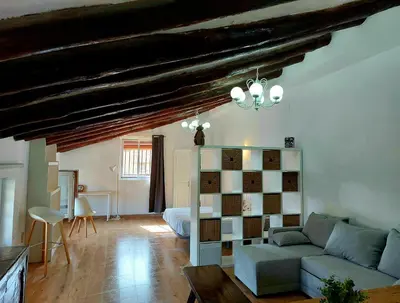 Zona de estar de B&B Apartamentos La Atalaya