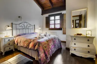 Cama o camas de una habitación en Sol Badaguas Jaca