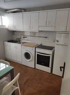 Una cocina o zona de cocina en Apartamento en zona céntrica y tranquila.