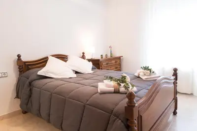 Cama o camas de una habitación en COBEXO2 Moderno y tranquilo en Sabiñánigo