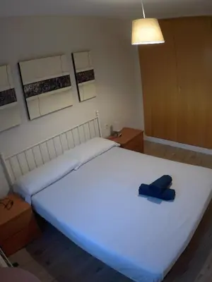 Cama o camas de una habitación en Ático Dúplex Alemar
