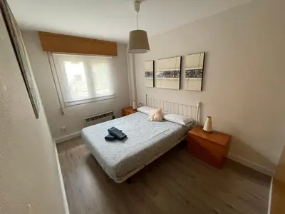 Cama o camas de una habitación en Ático Dúplex Alemar