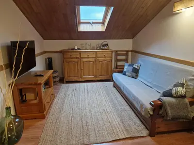 Zona de estar de La Buhardilla de Gavin