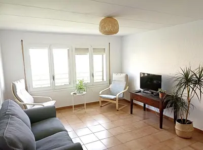 Una televisión o centro de entretenimiento en Cal Pigat