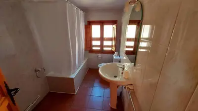 Un baño de Camping Solau