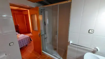 Un baño de Camping Solau