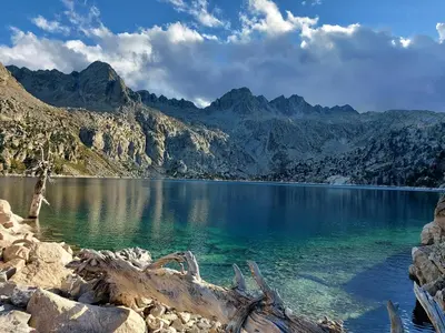 Paisaje cerca de este camping