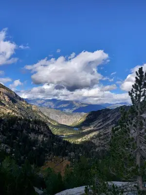 Paisaje cerca de este camping