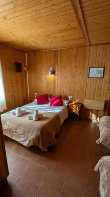 Cama o camas de una habitación en Camping Solau