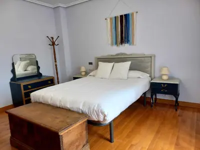 Cama o camas de una habitación en Casa Albaitar - con Piscina y Sala de juegos