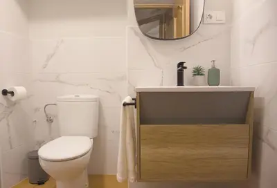 Un baño de Apartamento Tarazona Centro