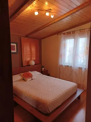 Cama o camas de una habitación en Mirador de Gratal - Sierra de Loarre