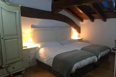 Cama o camas de una habitación en MAITETXU HABITACION