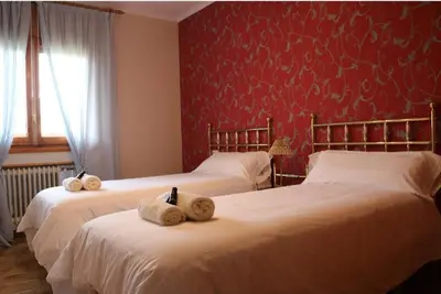 Cama o camas de una habitación en L'arome de Ainsa