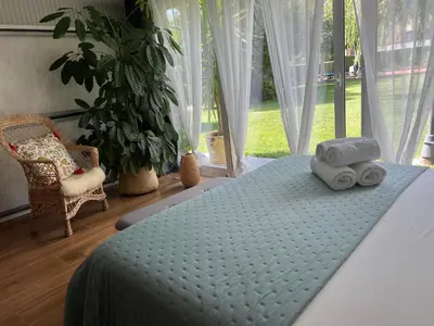 Cama o camas de una habitación en Julia’s Garden