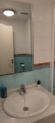 Un baño de Apto Pirigolf & Pool Margas, Sabiñánigo