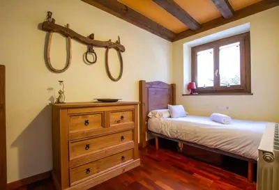 Cama o camas de una habitación en Saplan Real Estate BARICAUBA