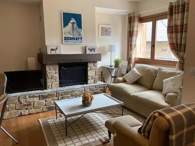 Zona de estar de Apartamento un dormitorio Los Altos de Escarrilla, FORMIGAL-PANTICOSA