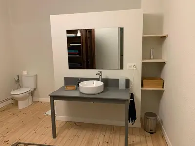 Un baño de Villa Media Luna