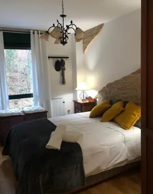 Cama o camas de una habitación en Apartamento Sauce
