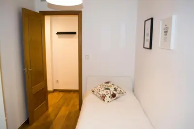 Cama o camas de una habitación en Apartamenticos Torrenueva I