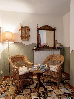Zona de estar de Albergue de peregrinos en CIRAUQUI - CASA MARALOTX Camino de Santiago