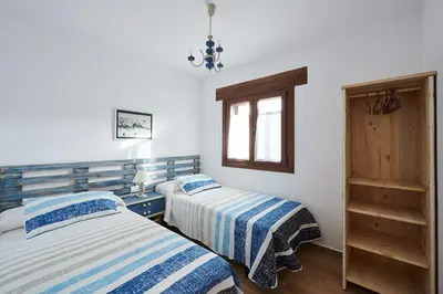 Cama o camas de una habitación en Casa A'Pajera