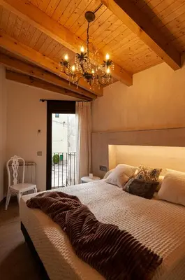 Cama o camas de una habitación en Casa Nicole