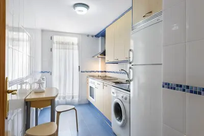 Una cocina o zona de cocina en Apartamentos IRENE en el Pirineo Aragonés