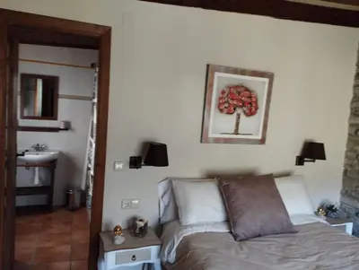 Cama o camas de una habitación en Cimas con historia