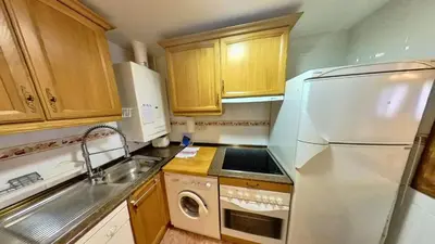 Una cocina o zona de cocina en El Llano de Escarrilla - tucasaenlospirineos
