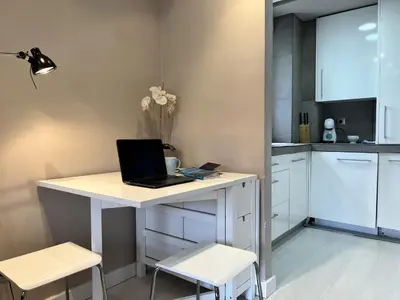 Una cocina o zona de cocina en Betato ✪ Terraza, WiFi & trastero · Pirineos360