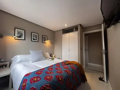 Cama o camas de una habitación en Betato ✪ Terraza, WiFi & trastero · Pirineos360