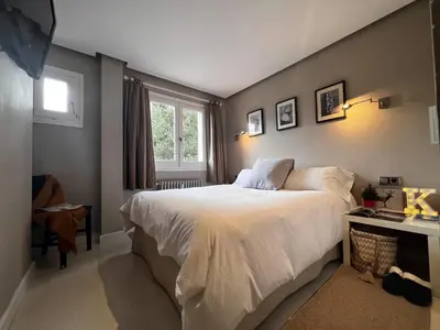 Cama o camas de una habitación en Betato ✪ Terraza, WiFi & trastero · Pirineos360
