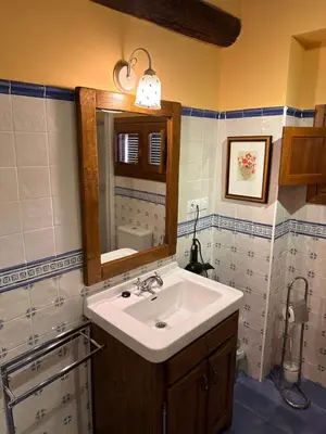 Un baño de Casa Rural La Tahona