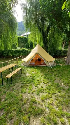 Paisaje cerca de este camping