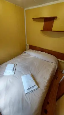 Cama o camas de una habitación en Camping Llavorsi