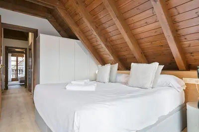 Cama o camas de una habitación en Luderna - Apartamento Arties era Cabaneta