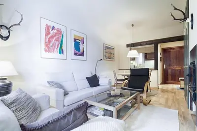 Zona de estar de Luderna - Apartamento Tanau A2 Esquirós 2