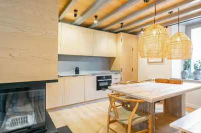 Una cocina o zona de cocina en Luderna - Casa Carboneu