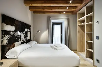 Cama o camas de una habitación en Luderna - Casa Les er Haro