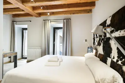 Cama o camas de una habitación en Luderna - Casa Les er Haro