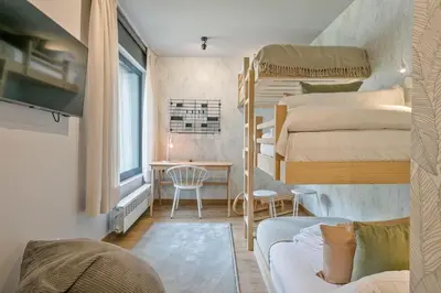 Cama o camas de una habitación en Luderna - Casa Peregrí