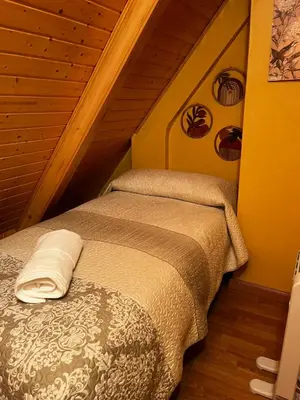 Cama o camas de una habitación en Apartamento Selva Blanca 9