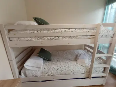 Cama o camas de una habitación en Inmocyma Los Almendros