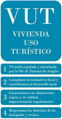 Certificado, premio, señal o documento que está expuesto en VUT-HU-22-247 Fabuloso Apartamento con vistas a la montaña El Abedul Luga 23 Castiello de Jaca